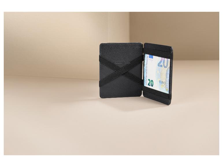 Gehe zu Vollbildansicht: LIVERGY® Herren Magic Wallet \ Leder-Geldbörse aus Leder - Bild 6