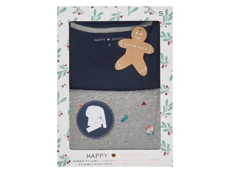 Gehe zu Vollbildansicht: Happy Shorts Damen Pyjama in einer Geschenkbox - Bild 18