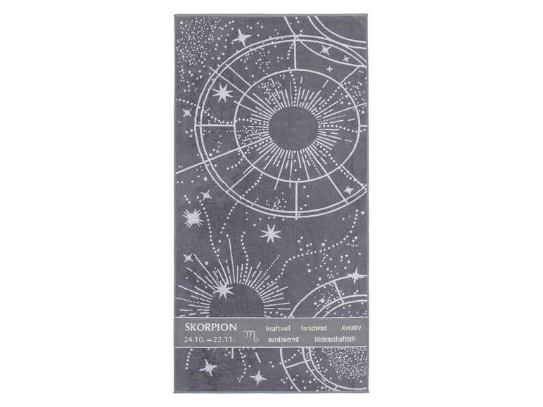 Gehe zu Vollbildansicht: Gözze Saunatuch »Sternzeichen«, reine Baumwolle, 80 x 180 cm - Bild 51