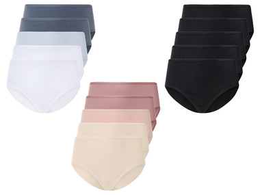 esmara® Damen Slips, 5 Stück, mit hoher Taille