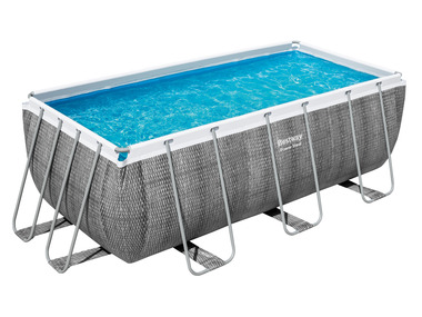 Bestway - Power Steel™ Frame Pool Komplett-Set mit Filterpumpe, ca. L 412 x B 201 x L 122 cm