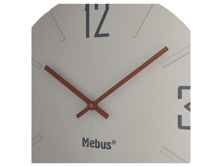 Gehe zu Vollbildansicht: MEBUS Quarzwanduhr, mit Sweep Movement - Bild 25