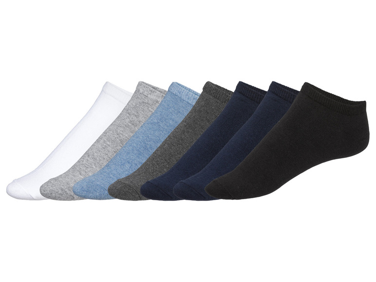 Gehe zu Vollbildansicht: LIVERGY® Herren Sneakersocken, 7 Paar, hoher Baumwollanteil - Bild 6