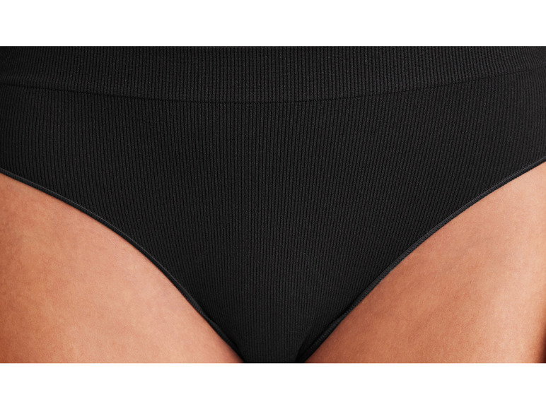 Gehe zu Vollbildansicht: esmara® Damen Slips, 3 Stück, seamless, in Ripp-Qualität - Bild 23