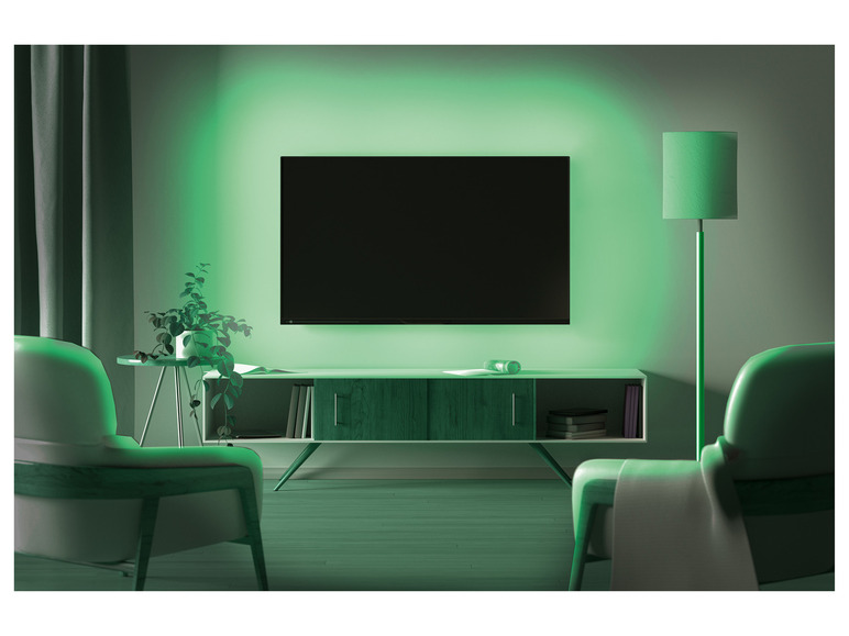 Gehe zu Vollbildansicht: LIVARNO home LED TV Hintergrundbeleuchtung, 4 x 50 cm - Bild 4