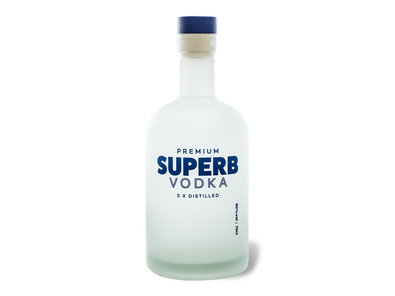 Gehe zu Vollbildansicht: Premium Superb Vodka 40% Vol - Bild 1