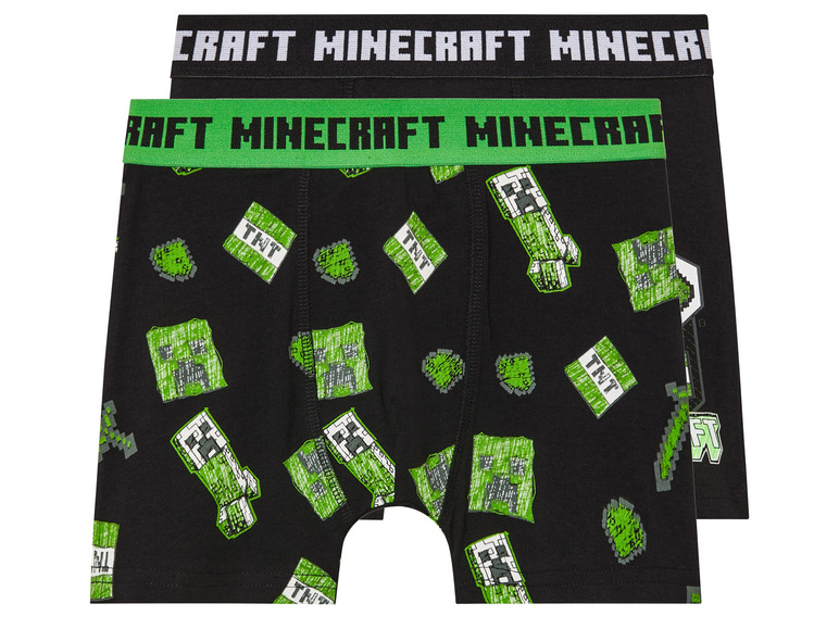 Gehe zu Vollbildansicht: Kinder Boxershorts »Minecraft«, 2 Stück, hoher Baumwollanteil - Bild 8