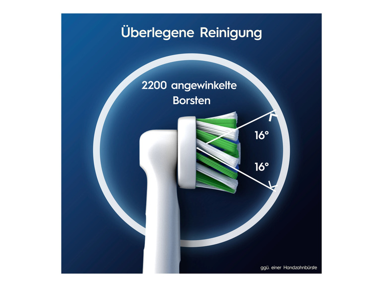 Gehe zu Vollbildansicht: Oral-B Aufsteckbürsten »Pro CrossAction«, mit innovativen X-förmigen Borsten - Bild 8