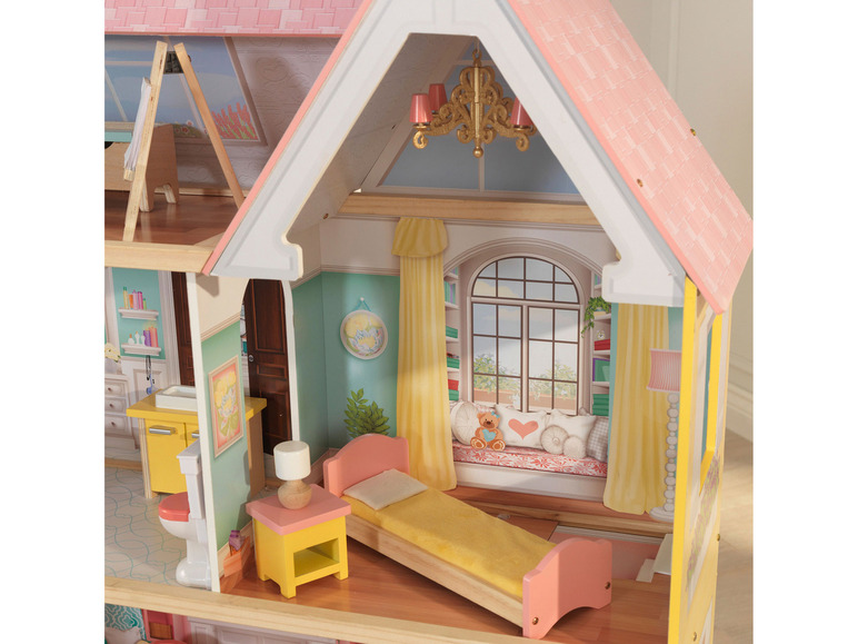 »Lolas einfacher Puppenhaus KidKraft Aufbau Villa«,