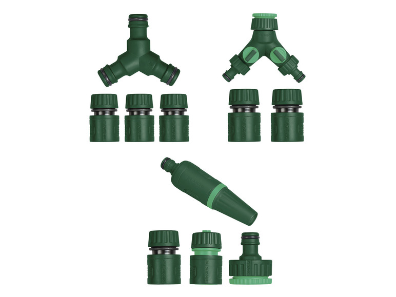 Gehe zu Vollbildansicht: PARKSIDE® EcoLine Bewässerungsanschluss-Set, recyceltes Material - Bild 1