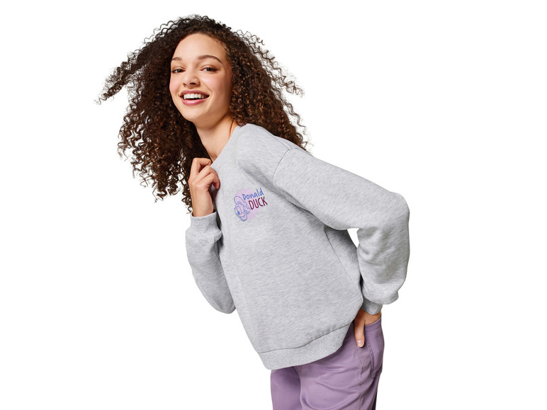 Gehe zu Vollbildansicht: Damen Sweatpullover mit Baumwolle - Bild 3