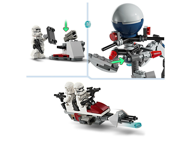 Gehe zu Vollbildansicht: LEGO® Star Wars 75372 »Clone Trooper™ & Battle Droid™ Battle Pack« - Bild 6