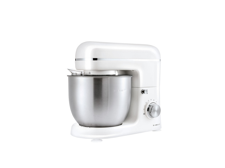 Gehe zu Vollbildansicht: SILVERCREST® KITCHEN TOOLS Küchenmaschine weiß »SKM 600 D3«, 600 W - Bild 1