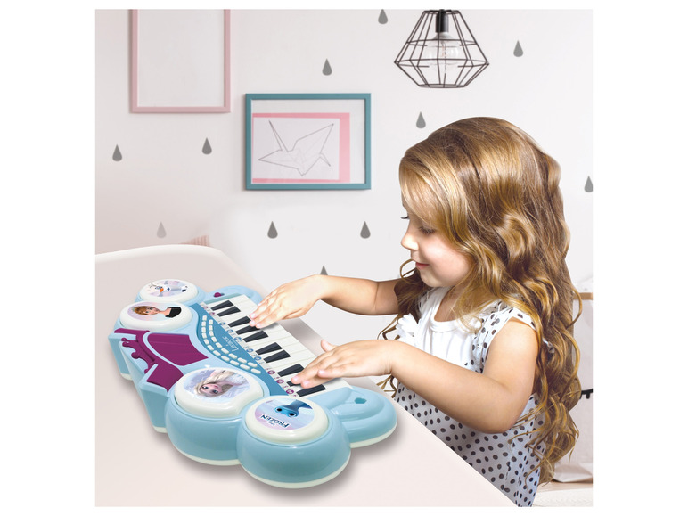 LEXIBOOK Elektronisches Kinder Keyboard »Die Mikrofon Stuhl mit Eiskönigin«, und