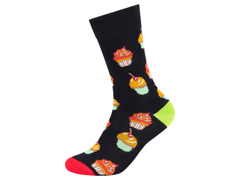 Gehe zu Vollbildansicht: Fun Socks Socken, 3 Paar, mit Geschenkbox - Bild 15