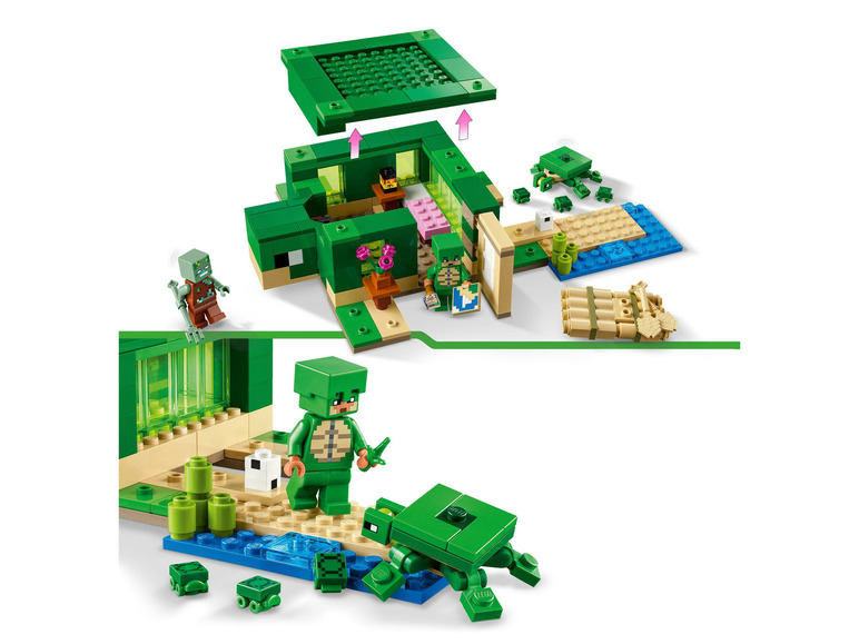 Gehe zu Vollbildansicht: Lego Minecraft 21254 »Das Schildkrötenstrandhaus« - Bild 5