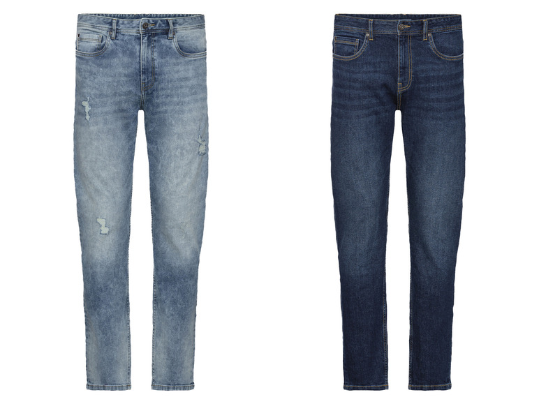 Gehe zu Vollbildansicht: LIVERGY® Herren Jeans, Tapered Fit, normale Leibhöhe - Bild 1