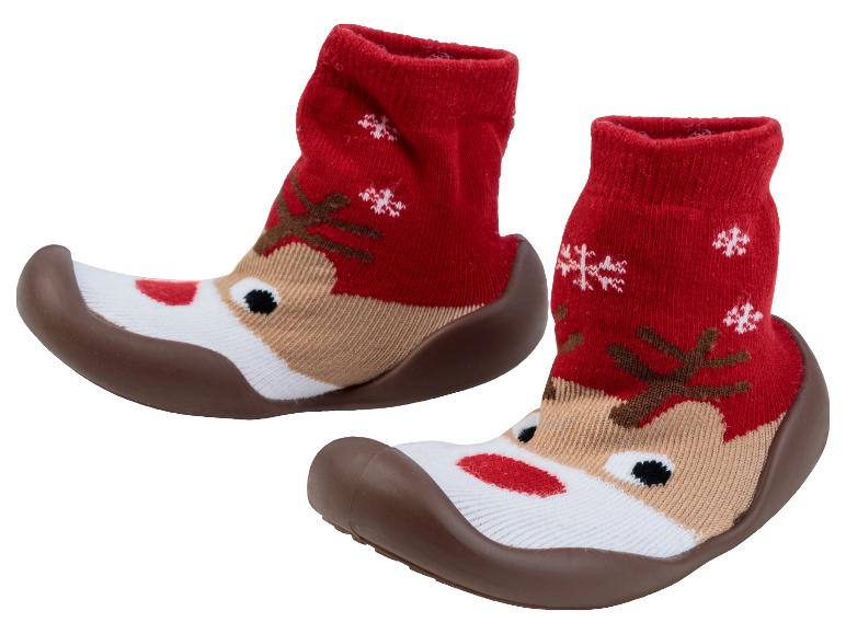 Gehe zu Vollbildansicht: lupilu® Baby Krabbelschuhe mit flexibler Sohle - Bild 5