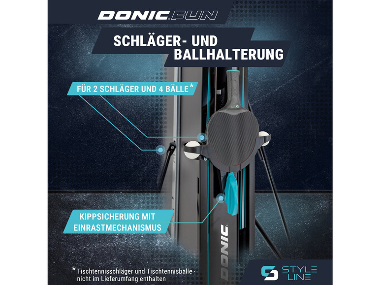 Gehe zu Vollbildansicht: DONIC Tischtennisplatte Style 600 Outdoor - Bild 11