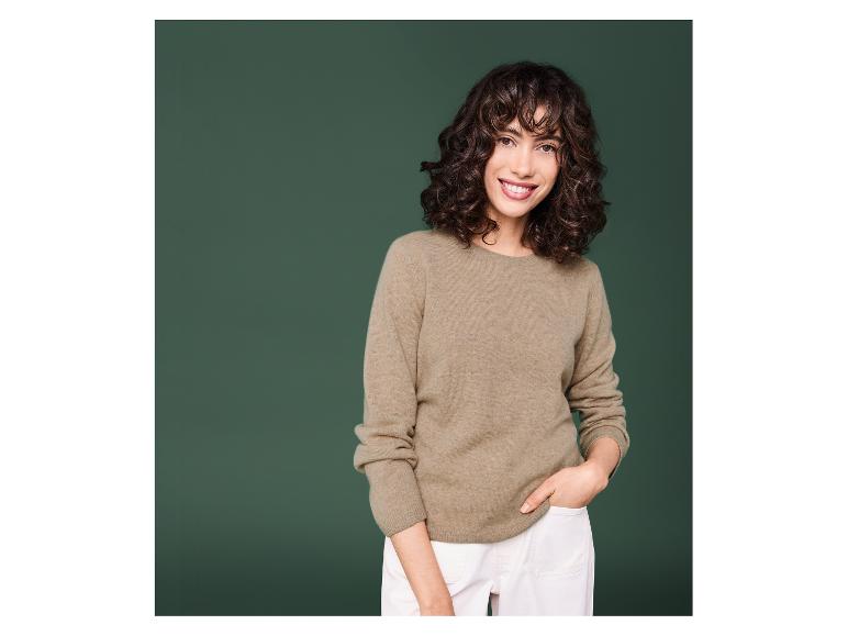 Gehe zu Vollbildansicht: esmara® Damen Kaschmir-Pullover, mit elastischen Bündchen - Bild 6