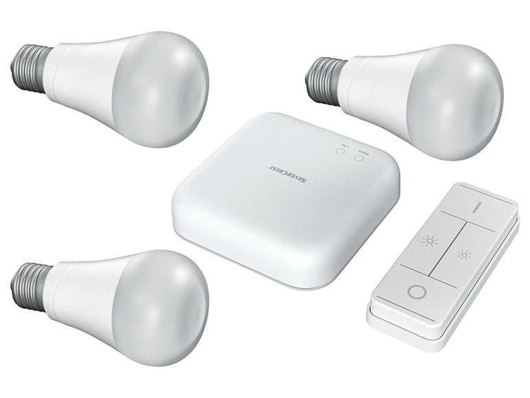 RGB »Zigbee und Smart 3x Home« LIVARNO + home Leuchtmittel Fernbedienung Starter Kit Gateway