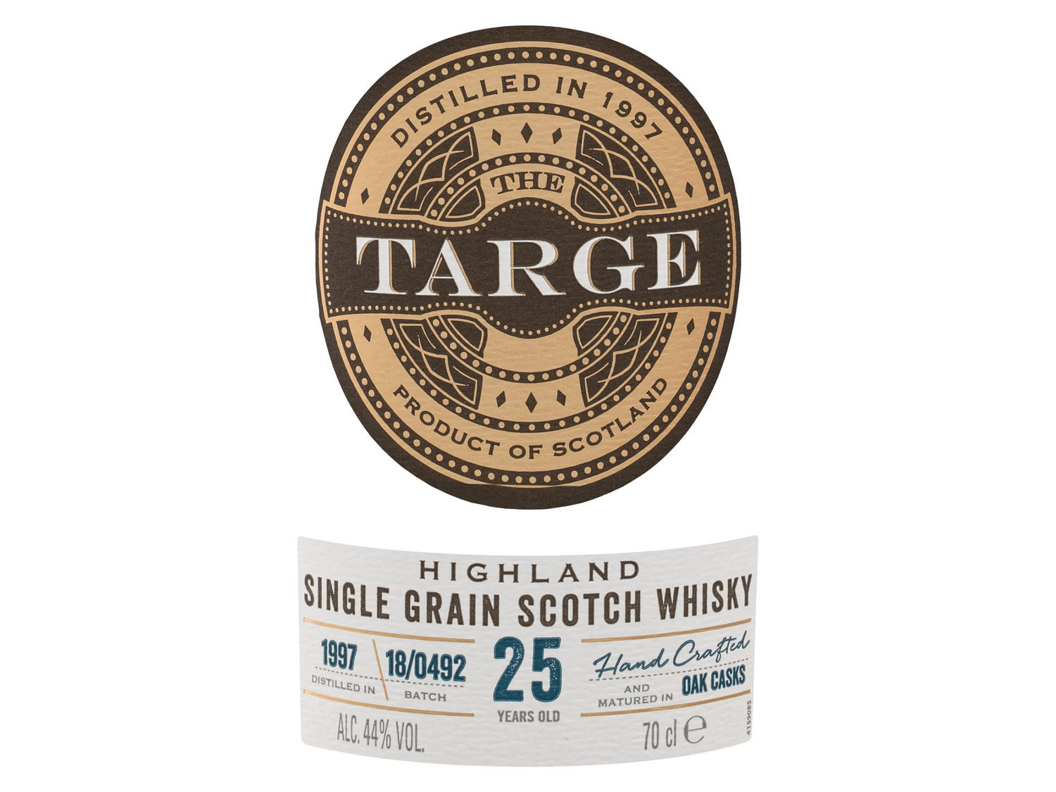 25 Single Highland The Grain Jahre… Targe Scotch Whisky