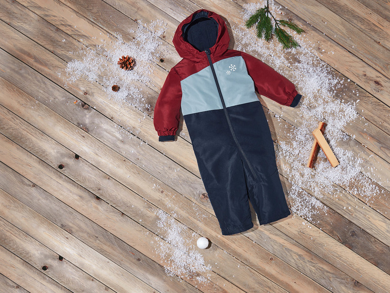 Gehe zu Vollbildansicht: lupilu® Baby Kleinkinder Schneeoverall mit Kapuze - Bild 10