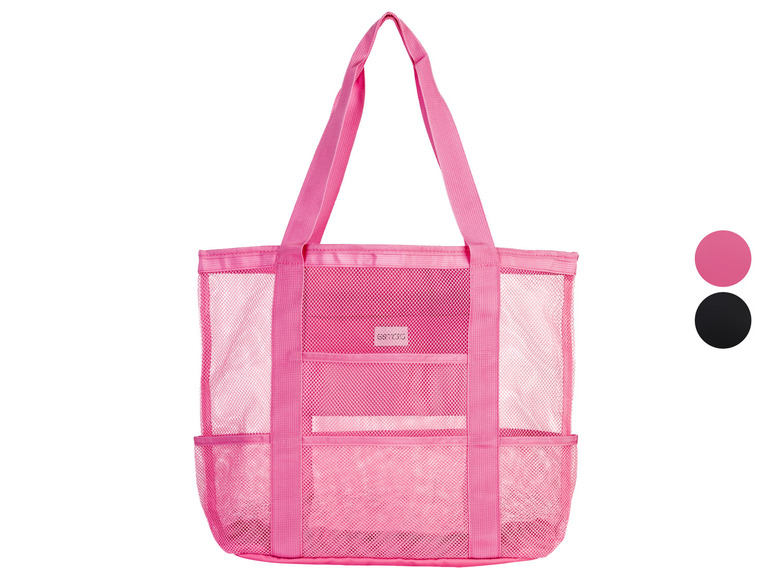 Gehe zu Vollbildansicht: esmara® Damen Strandtasche, transparentes Design - Bild 1