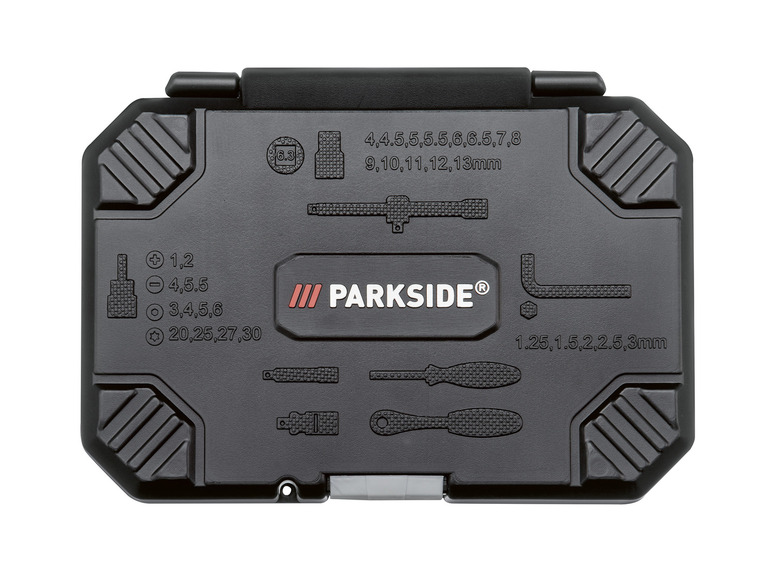PARKSIDE® Steckschlüsselsatz 1/4 Zoll »PSSS 36 A1«, 36-teilig