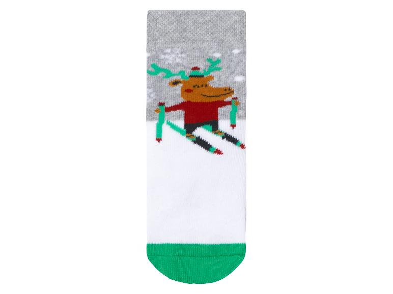 Gehe zu Vollbildansicht: lupilu® Kleinkinder Thermo-Socken, 2 Paar, mit Silikonnoppen - Bild 7