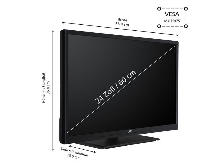 Gehe zu Vollbildansicht: JVC Fernseher »LT-VH5355« Smart TV HD-Ready - Bild 4