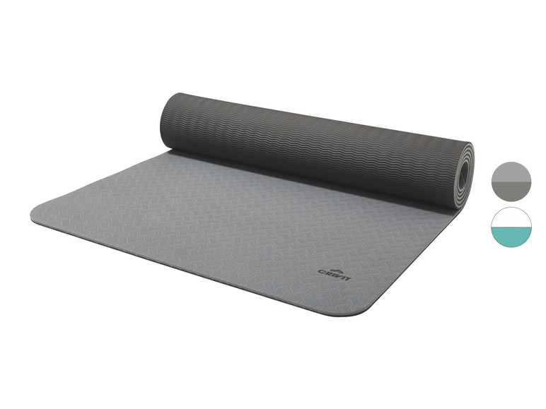 CRIVIT Yogamatte, 183 x 61 cm, beidseitig nutzbar