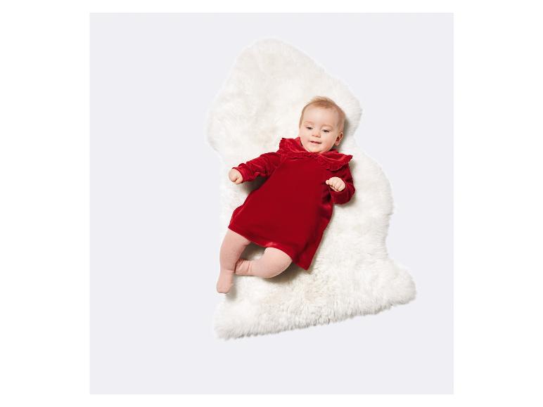 Gehe zu Vollbildansicht: lupilu® Baby Kleid, mit weicher Velours-Qualität - Bild 3