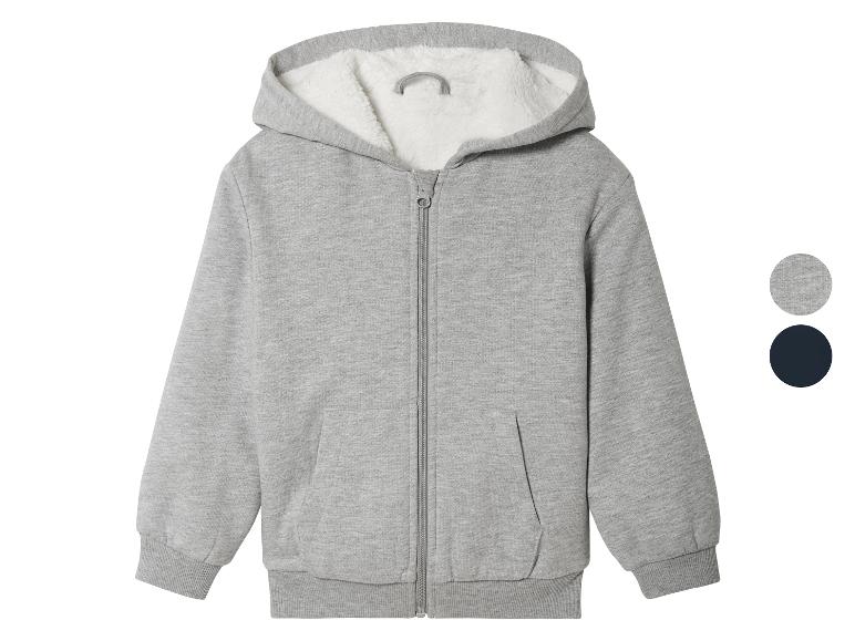 Gehe zu Vollbildansicht: lupilu® Kinder Sweatjacke, mit Teddyfutter - Bild 1