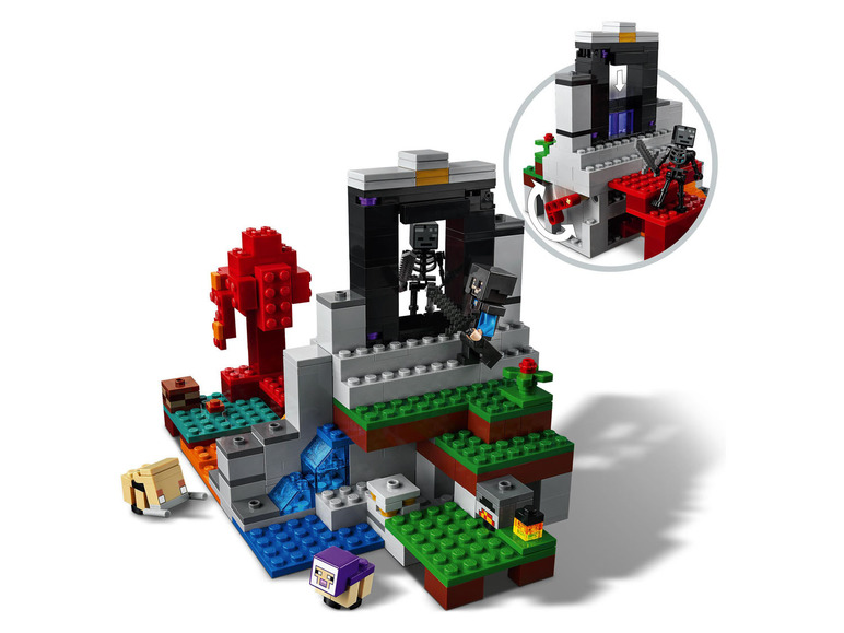 21172 Lego »Das Portal« zerstörte Minecraft