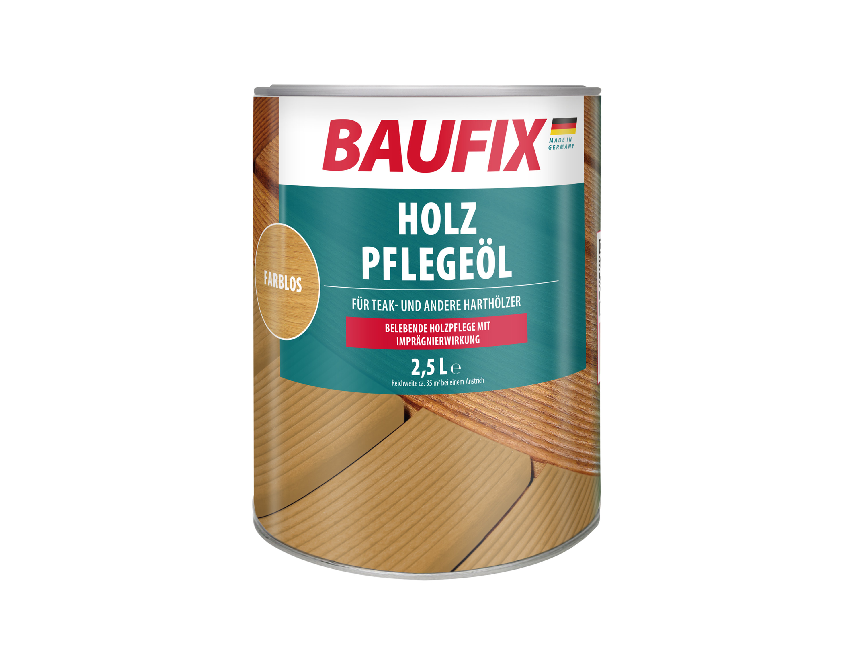 BAUFIX Holz-Pflegeöl 2,5 Liter (farblos seidenmatt)