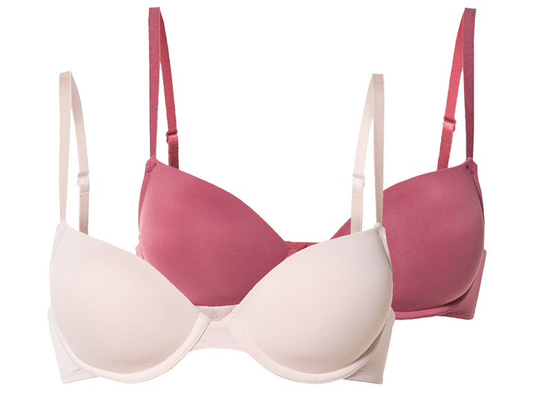 Gehe zu Vollbildansicht: esmara® Damen Bügel-BHs, 2 Stück, gepaddete Cups - Bild 6