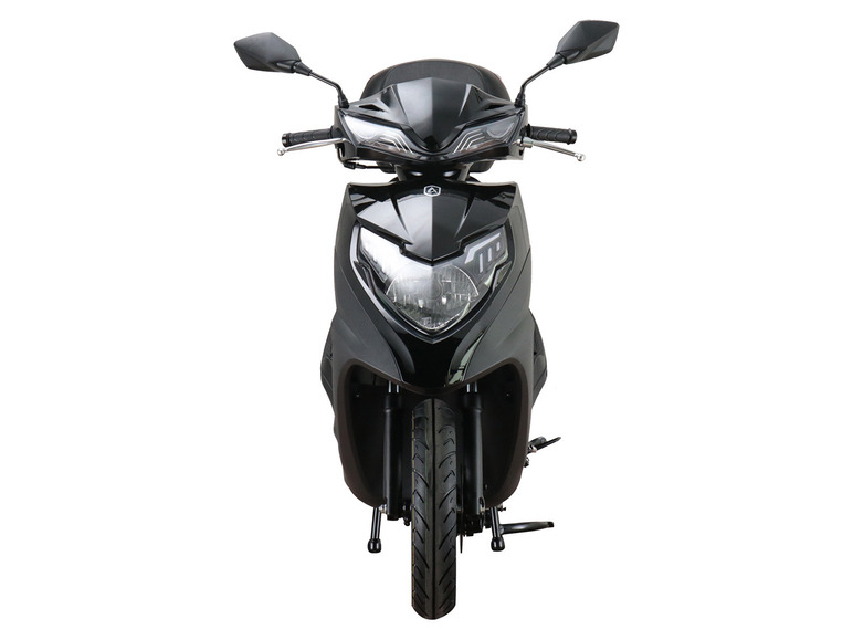 inkl. 5 ccm schwarz 125 km/h Motors Topcase Topdrive EURO Motorroller 85 Alpha