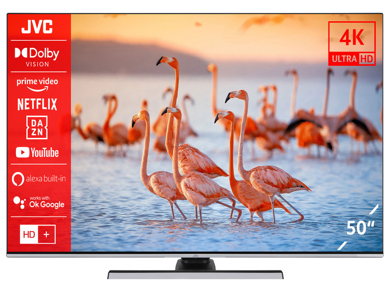 Ultra TV, JVC Atmos / Zoll 50 Fernseher & Dolby HD 4K, Vision »LT-50VU8156« Triple-Tuner Smart Dolby HDR,
