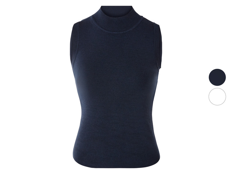 Gehe zu Vollbildansicht: esmara® Damen Stricktop mit Stehkragen - Bild 1