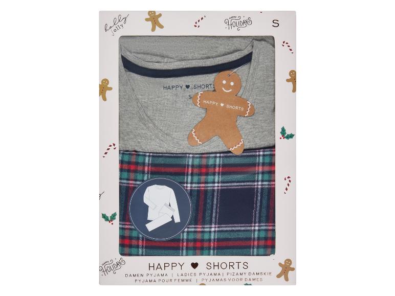 Gehe zu Vollbildansicht: Happy Shorts Damen Pyjama in einer Geschenkbox - Bild 13