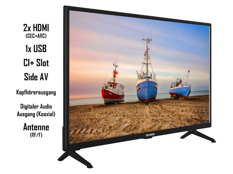 »XH32N550S« 32 Zoll Fernseher TV ready TELEFUNKEN HD