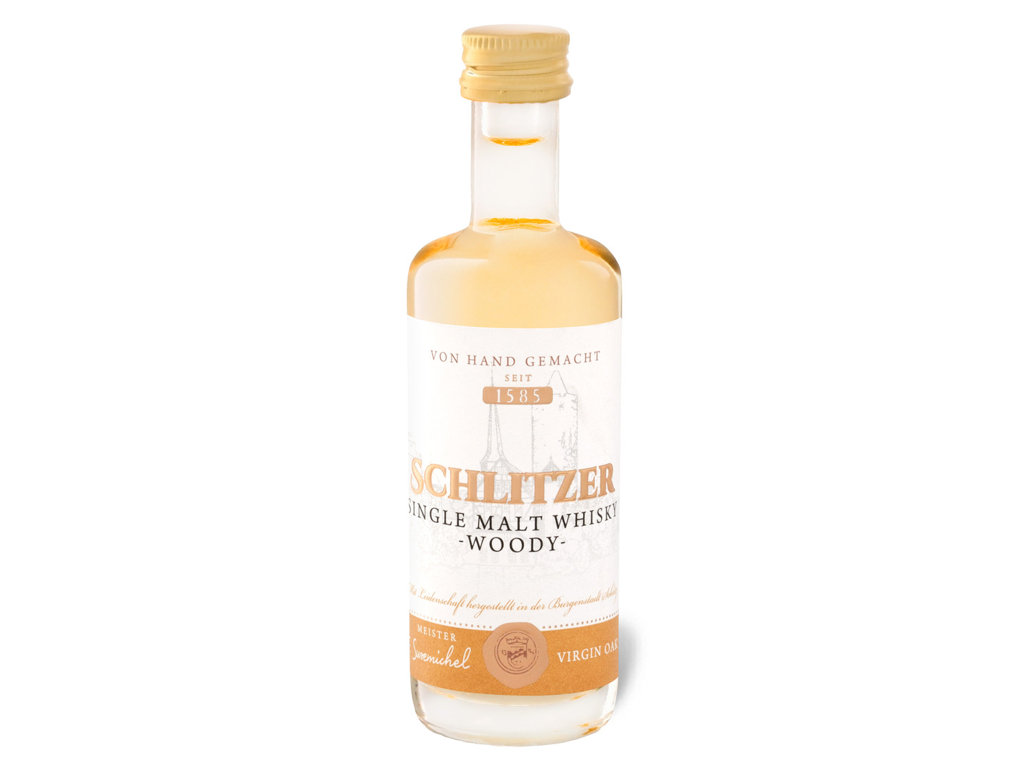 x Whisky-Speziallagerungen-Box- 3 0,05l Schlitzer