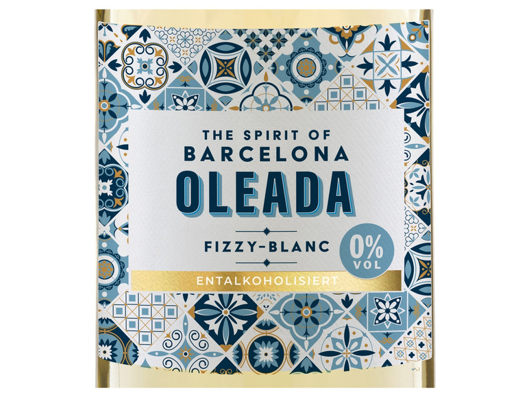 Gehe zu Vollbildansicht: Oleada Spirit of Barcelona Fizzy Blanc alkoholfrei - Bild 2