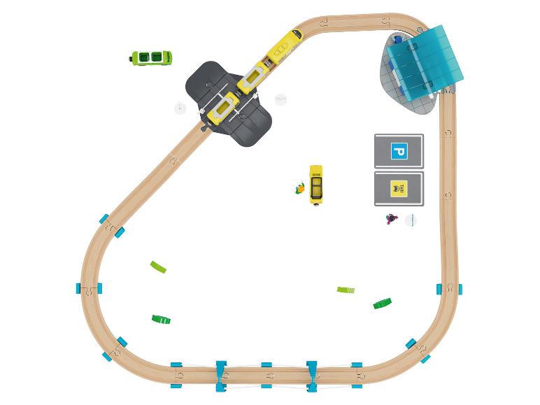 Gehe zu Vollbildansicht: Playtive Eisenbahn-Set »Dschungel / Passagierzug«, Streckenlänge max. 2,8 m - Bild 14