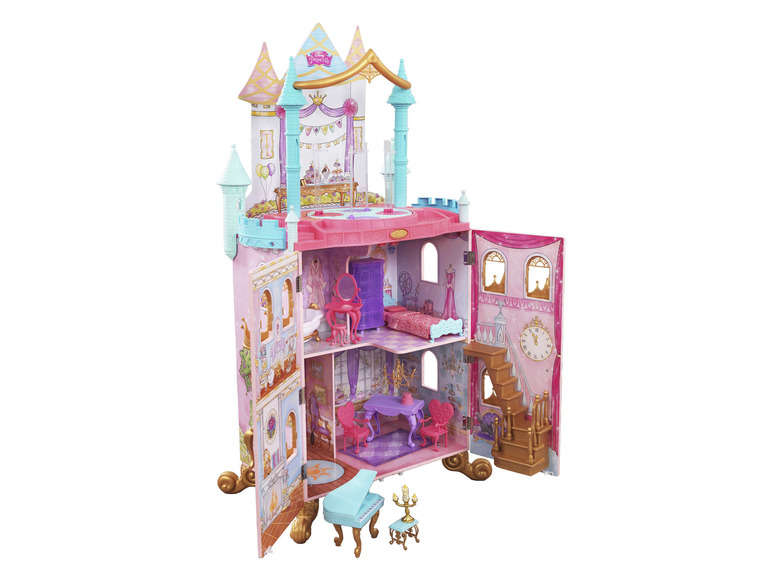 Gehe zu Vollbildansicht: KidKraft Puppenhaus »Disney Princess Dance & Dream Castle«, mit drei Melodien - Bild 1