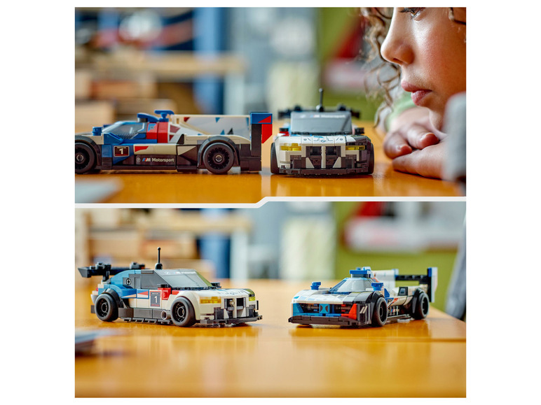 Gehe zu Vollbildansicht: LEGO® Speed Champions 76922 »BMW M4 GT3 & BMW M Hybrid V8 Rennwagen« - Bild 3