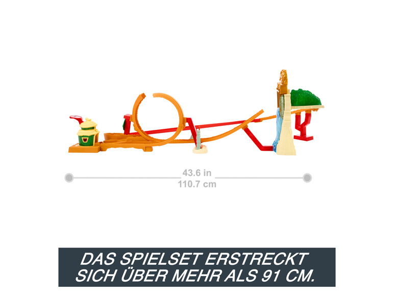 Hot Wheels Trackset Rundkurs«, Fahrzeug Kart inkl. »Mario 1