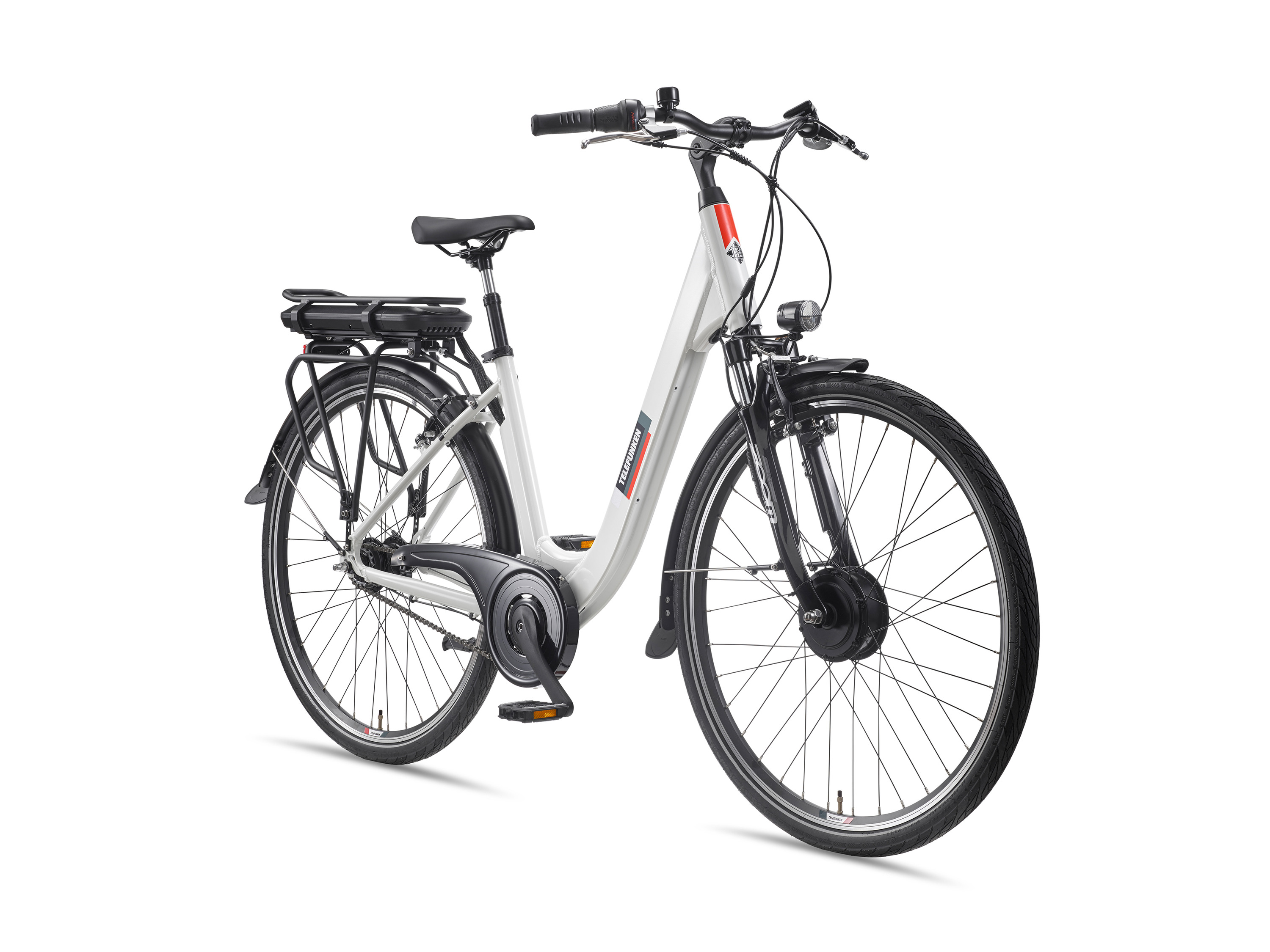 TELEFUNKEN E-Bike City Multitalent RC845 28 Zoll weiß