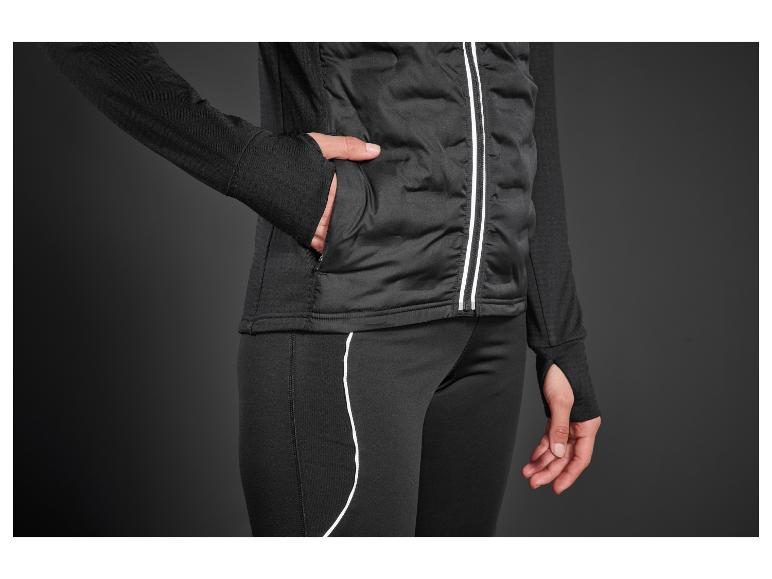 Gehe zu Vollbildansicht: CRIVIT Damen Thermo-Hybridjacke mit Fleece-Futter - Bild 4